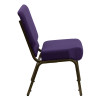 Flash Furniture Hercules Series 21 Extra Wide Royal Purple Fabric Chair - FD-CH0221-4-GV-ROY-GG