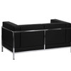 Flash Furniture Imagination Series Contemporary Black Leather Love Seat - ZB-IMAG-LS-GG