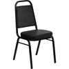 Flash Furniture Hercules Series Trapezoidal Back Stacking Banquet Chair with Black Vinyl - FD-BHF-1-GG