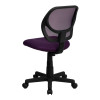 Flash Furniture Mid-Back Purple Mesh Task Chair and Computer Chair - WA-3074-PUR-GG