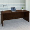 Bush Business Furniture Series C Desk Bowfront in Mocha Cherry 72"W x 36"D - WC12946