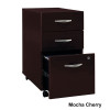 Bush Business Furniture Series C Package Desk with Mobile File Cabinet in Mocha Cherry 72"W x 24"D - SRC026MRSU