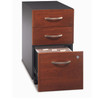 Bush Business Furniture Series C Executive L-Shaped Desk 72" with 3-Drawer Mobile Pedestal Hansen Cherry - SRC0011HCSU