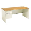 HON 38000 Series Desk w/Left Pedestal for Workstation - 38292L