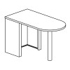 Mayline CSII Freestanding Peninsula Table 60W x 24D x 29H - C625