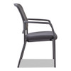 Alera Mesh Guest Stacking Chair Black - EL4314