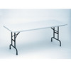 Correll 30 x 72 Anti-Microbial Blow Molded Folding Table Adjustable Height - RA3072-AM