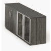 Mayline Medina Laminate Low Wall Cabinet Gray Steel - MVLC-LGS