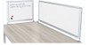 Mooreco Desktop Privacy Panels Porcelain Steel 17"H x 48"W - 90133