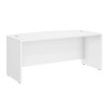 Bush Business Furniture Studio C Bow Front U-Shaped Desk Package 72" White - STC004WHSU