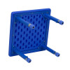 Flash Furniture 24'' Square Height Adjustable Blue Plastic Activity Table - YU-YCX-002-2-SQR-TBL-BLUE-GG