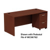 Bush Business Furniture Series C Desk 72"W x 30"D in Mahogany - WC36736