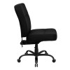 Flash Furniture Hercules Series Big & Tall Black Fabric Office Chair - WL-735SYG-BK-GG