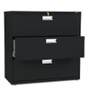 HON 600 Series 42" 3-Drawer Metal Lateral File Cabinet - 693L