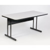 Correll High-Pressure Top Computer Desk or Training Table Desk Height 30" x 48" - WS3048