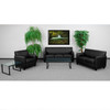 Flash Furniture HERCULES Diplomat Series Black LeatherSoft Sofa - BT-827-3-BK-GG