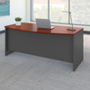 Bush Business Furniture Series C Desk Bowfront Hansen Cherry 72"W x 36"D - WC24446