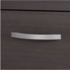 Bush Business Furniture Studio C Bow Front Desk, Credenza and File Storage 72" Storm Gray - STC009SGSU