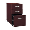 Bush Business Furniture Series C Package U-Shaped Desk with Mobile Pedestals Mahogany - SRC047MASU