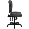 Flash Furniture Mid Back Gray Fabric Multi-functional Ergonomic Task Chair - GO-930F-GY-GG