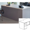 Mayline CSII Rectangular Desk with Box/Box/File Pedestal 30D x 48W - C1331