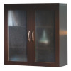 Mayline Aberdeen Glass Display Cabinet Mocha - AGDC