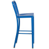 Flash Furniture Blue Metal Indoor-Outdoor Barstool 30"H (2-Pack) - CH-61200-30-BL-GG