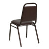 Flash Furniture Hercules Series Trapezoidal Back Stacking Banquet Chair with Brown Vinyl - FD-BHF-2-BN-GG