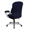 Flash Furniture High Back Navy Microfiber Contemporary Office Chair - GO-725-NVY-GG
