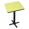 Correll Bar and Cafe Breakroom Table - Bar Stool Height - Square 30" - BXB30S Correll Bar and Cafe Breakroom Table - Bar Stool Height - Square 30" - BXB30S