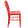 Flash Furniture Red Metal Indoor-Outdoor Chair (2-Pack) - CH-61200-18-RED-GG
