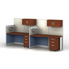 Bush Furniture Office-in-an-Hour Desk Straight Workstation 2-units - OIAH005HC