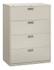 HON 600 Series 42" 4-Drawer Metal Lateral File Cabinet - 694L