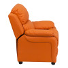 Flash Furniture Kid's Recliner with Storage Orange Vinyl - BT-7985-KID-ORANGE-GG