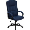 Flash Furniture High Back Navy Fabric Executive Office Chair - BT-9022-BL-GG