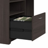 Bush Cabot Collection Corner Desk Heather Gray Finish - WC31715K