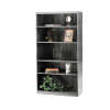 Mayline Aberdeen Bookcase 5-Shelf Gray Steel - AB5S36-LGS