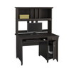 Bush Furniture Salinas Desk and Hutch 48" Vintage Black - MY72708-03