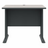 Bush Business Furniture Series A Desk 36" Slate and White Spectrum  - WC8436A