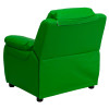 Flash Furniture Kid's Recliner with Storage Green Vinyl - BT-7985-KID-GRN-GG