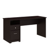 Bush Cabot Computer Desk with Drawers 60"W Espresso Oak - WC31860