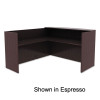 Alera Valencia Series L-Shaped Reception Desk Walnut - VAL3-WA