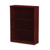 Alera Valencia Collection Bookcase 3-Shelf Mahogany - VA63-4432MY