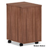 Alera Valencia Collection Mobile Box/Box/File Pedestal Modern Walnut - VA572816WA