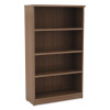 Alera Valencia Collection Bookcase 4-Shelf Modern Walnut - VA63-5632WA