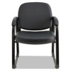 Alera Genaro Series Sled Base Guest Chair, Black Vinyl - RL43C16