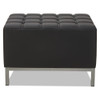 Alera QUB Series Ottoman, Black - QB8216