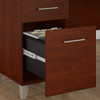 Bush Somerset Collection Single Pedestal Desk 72" Hansen Cherry - WC81772