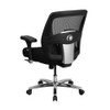 Flash Furniture HERCULES Series 24/7 Intensive Use Big & Tall 500 lb. Rated Black Mesh Executive Ergonomic Office Chair with Ratchet Back - GO-99-3-GG