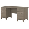 Bush Somerset Collection Desk 60" Ash Gray - WC81628K